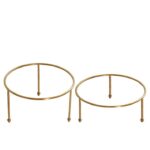 EDEL&FEINE Tabak Sunum Standları 10cm ve 7cm Gold Pirinç