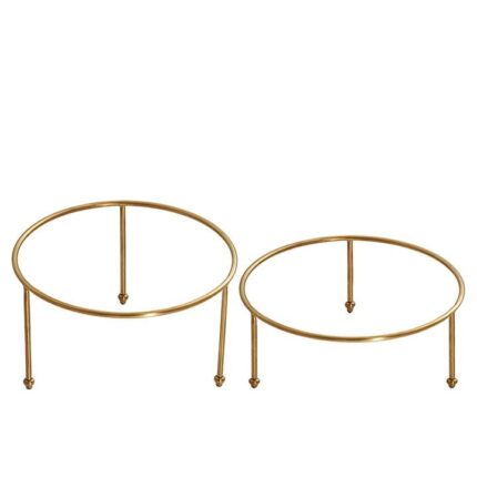 EDEL&FEINE Tabak Sunum Standları 10cm ve 7cm Gold Pirinç
