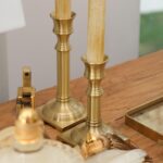 Rêve De Bougeoir 18,5cm Kare Mat Gold - Görsel 2