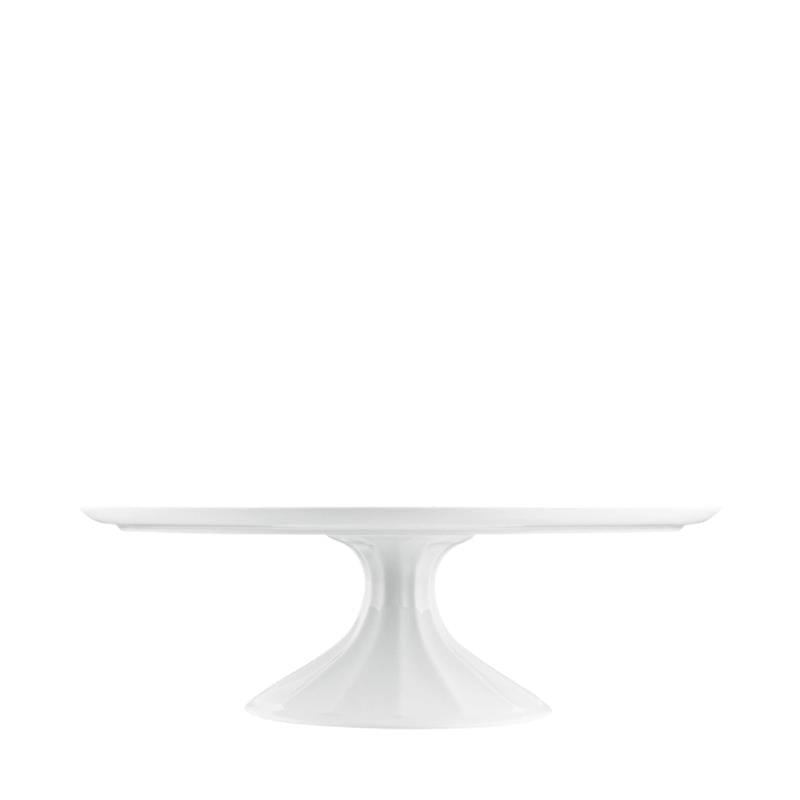 furstenberg-ayakli-yuvarlak-servis-tab-c-8538 FURSTENBERG Ayaklı Yuvarlak Servis Tabağı 32,8 cm GRECQUE WHITE - Görsel 1