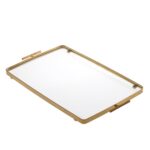 Rêve De Cristal 39 cm Gold Tepsi