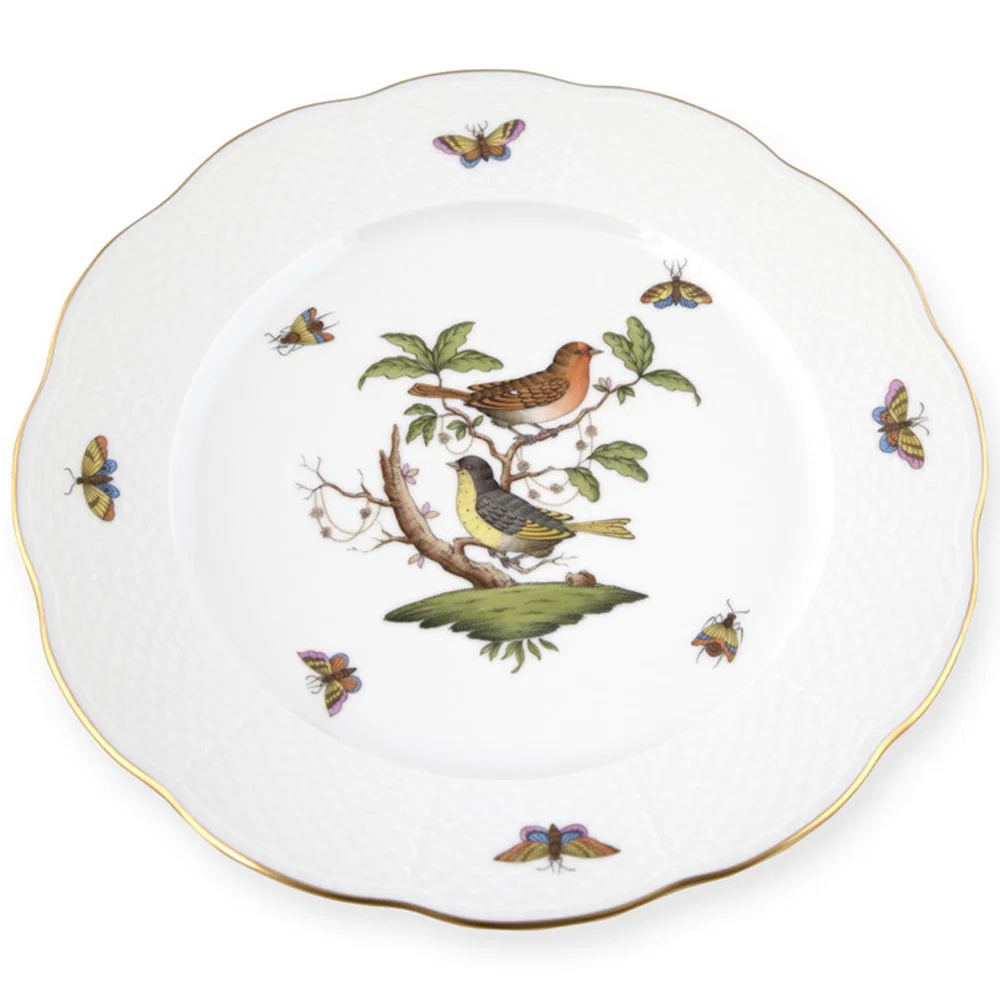 21 cm Tatlı Tabağı Herend Rothschild 21cm Tatlı Tabağı - Görsel 1