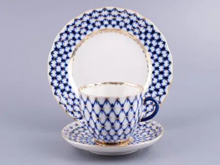 Imperial Kahve Fincanı ve Tabağı Trio Set (Lale Form)