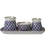 Imperial Kobalt Ağ Baharat Seti