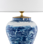 Chinese Blue Abajur - Görsel 4