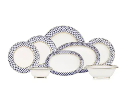 Imperial Kobalt Ağ Yemek Takımı (6 Kişilik)